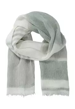 Льняной шарф в полоску для женщин Galeria, цвет Cad Khaki Stri