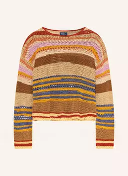 Льняной свитер Polo Ralph Lauren, мультиколор