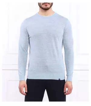 Льняной свитер Regular fit Paul&Shark, синий