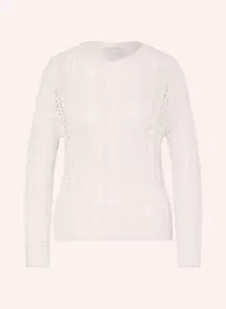 Льняной свитер с пайетками Hemisphere, бежевый