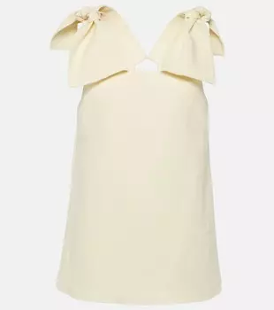 Льняной топ Chlo, белый