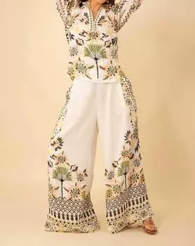 Льняной топ Kayla в цвете Multi HALE BOB