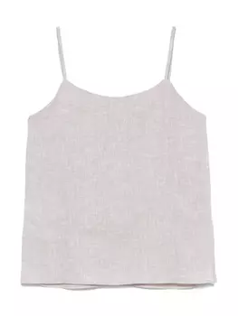 Льняной топ Peserico, нейтральный