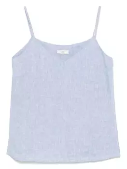 Льняной топ Peserico, синий