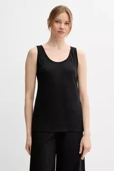 Льняной топ United Colors Of Benetton, черный