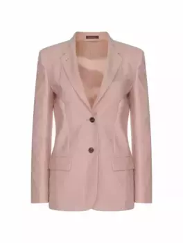 Льняной жакет GG Supreme Gucci, розовый