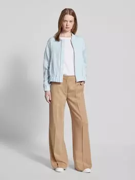 Льняной жакет с воротником-стойкой Lanius, светло-голубой