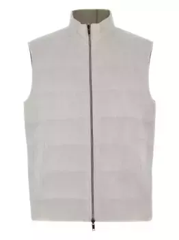 Льняной жилет Eleventy, белый