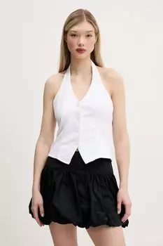 Льняной жилет Hollister Co., белый