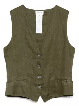 Льняной жилет P.A.R.O.S.H., зеленый