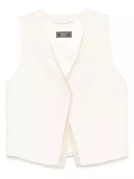 Льняной жилет Peserico, нейтральный