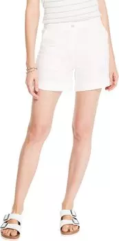 Льняные эластичные шорты по всему периметру NIC+ZOE, цвет Paper White