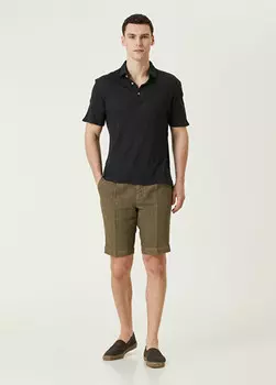 Льняные бермуды Rota, хаки