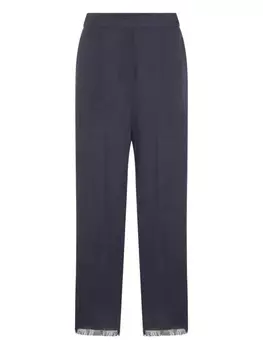 Льняные брюки Antonelli, синий