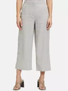 Льняные брюки Betty Barclay, серый