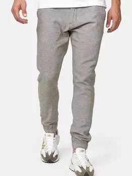 Льняные брюки блнда Indicode, зеленый