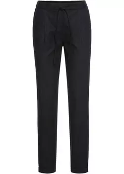 Льняные брюки Bodyflirt, черный