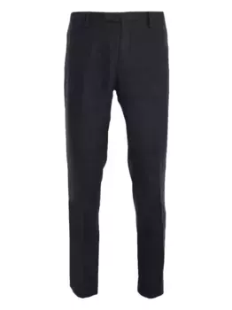 Льняные брюки Boglioli, синий