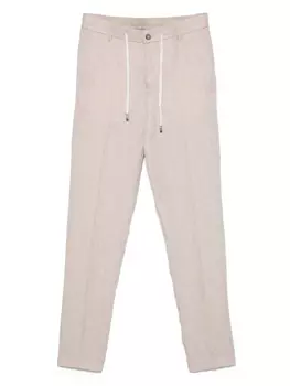 Льняные брюки чинос Peserico, нейтральный