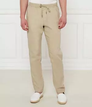 Льняные брюки-чиносы гарлем Relaxed fit Tommy Hilfiger, желтый