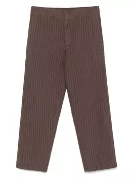 Льняные брюки Costumein, коричневый