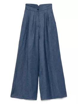 Льняные брюки Dusan, синий