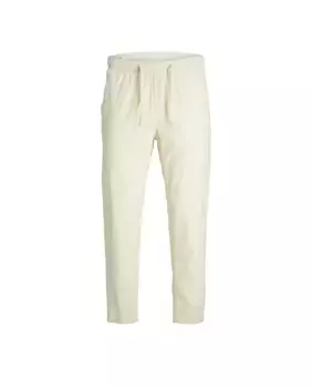 Льняные брюки-джоггеры для мальчиков Jack & Jones, цвет Crudo