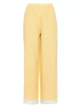 Льняные брюки ERES, желтый