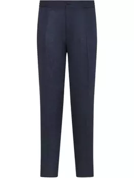 Льняные брюки ETRO, синий