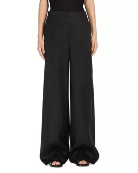 Льняные брюки Garibo Max Mara Studio, черный