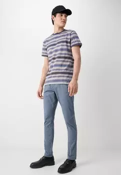 Льняные брюки Gover INDICODE JEANS, синий фарфор