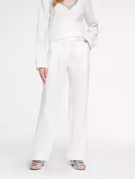 Льняные брюки Heine, белый