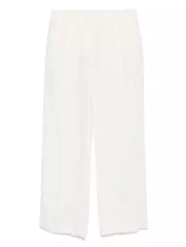 Льняные брюки Lardini, белый