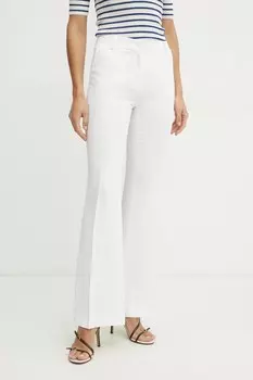 Льняные брюки Luisa Spagnoli, бежевый