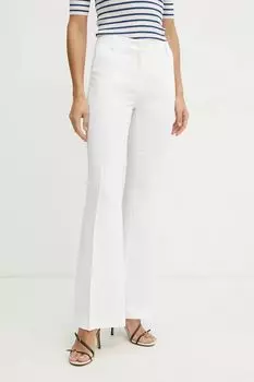 Льняные брюки Luisa Spagnoli, бежевый