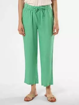 Льняные брюки Marie Lund, зеленый