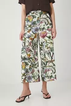 Льняные брюки Medicine, бежевый