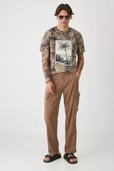 Льняные брюки Medicine, коричневый