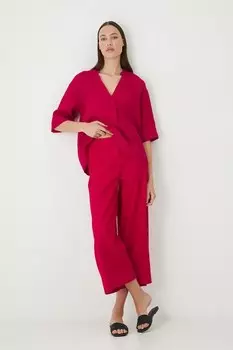 Льняные брюки Medicine, красный