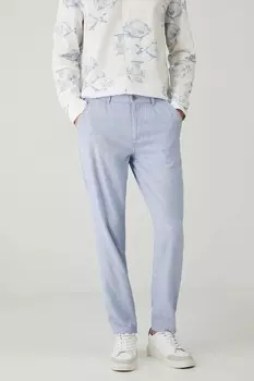 Льняные брюки Medicine, синий
