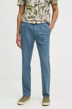 Льняные брюки Medicine, синий