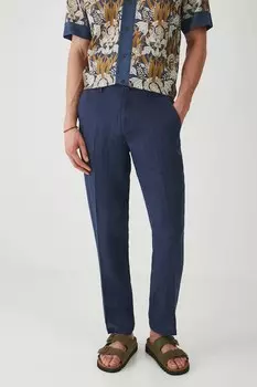 Льняные брюки Medicine, темно-синий