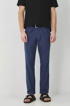 Льняные брюки Medicine, темно-синий