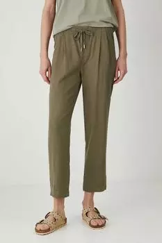 Льняные брюки Medicine, зеленый