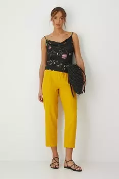 Льняные брюки Medicine, желтый