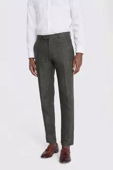 Льняные брюки Moss, зеленый