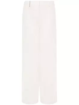 Льняные брюки палаццо Peserico, бежевый