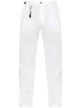 Льняные брюки Paul & Shark, белый