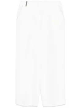 Льняные брюки Peserico, белый