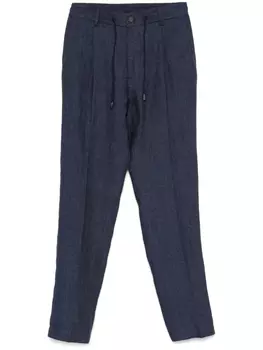 Льняные брюки Peserico, синий